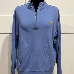 Vintage Masters Collection Purple 1/4 Zip Pullover Golf Sweatshirt Pima Cotton L